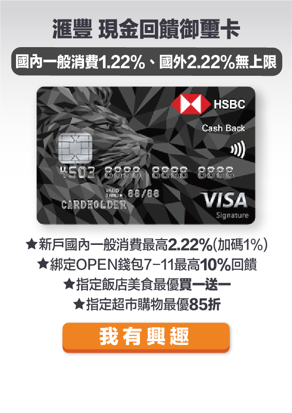 匯豐現金回饋